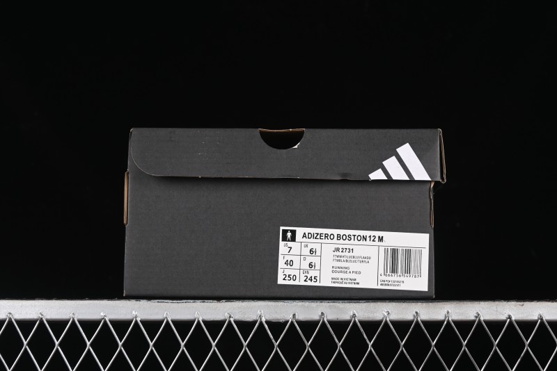 Adidas Adizero Boston 12 Junior Running Shoes with Lightstrike Pro and ENERGYROD - JR2731