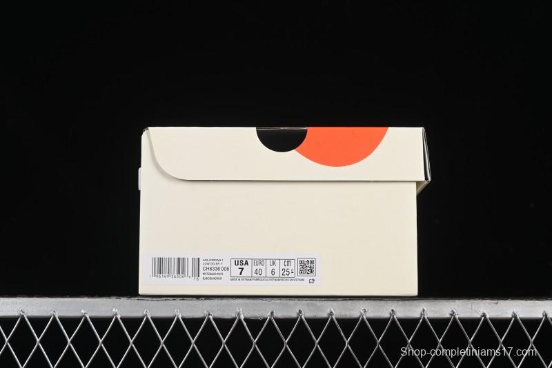 Nike Travis Scott x Fragment Design x Air Jordan 1 Low OG SP AJ1 Bape Collaboration - CH6336-008