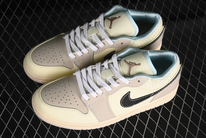 Nike Air Jordan 1 Low Retro Basketball Shoes with Classic Design - HQ3440-101