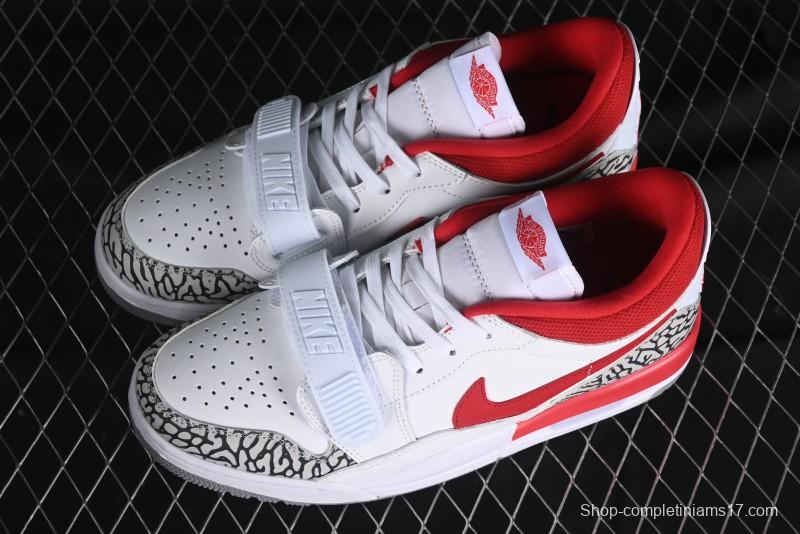 Nike Air Jordan Legacy AJ312 Low Sneakers with Triple Strap Design - FQ7827-106