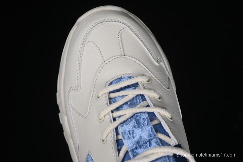 New York Yankees MLB Bigball Chunky Window Velvet Monogram Thick Sole Casual Running Shoes - 3ASHWVM4650NYS