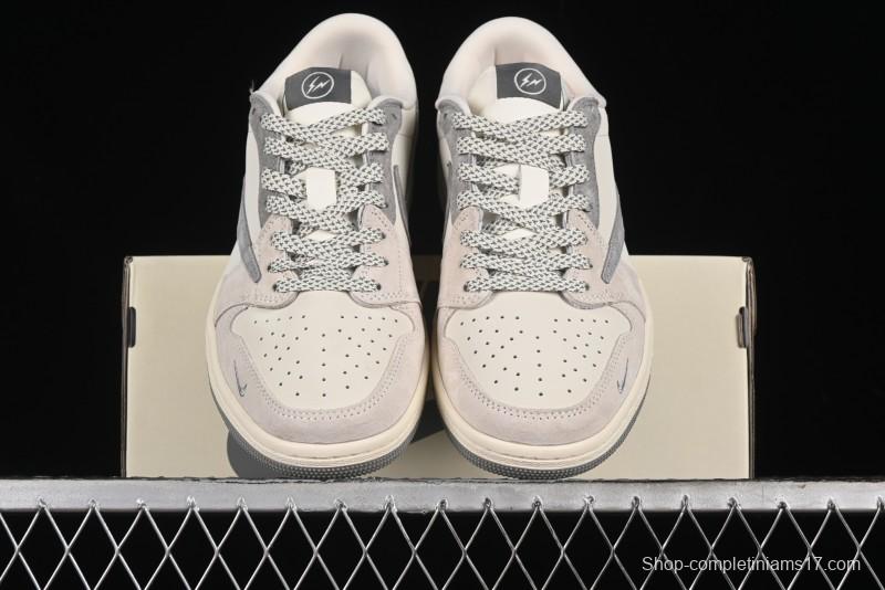 Nike Travis Scott x Fragment Design x Air Jordan 1 Low OG SP Sneakers - JH6088-612