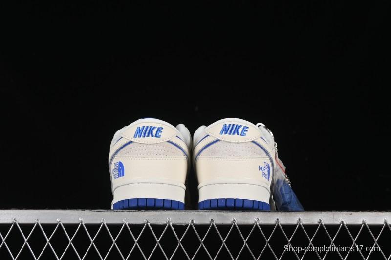 Nike SB Dunk Low The North Face Collaboration Anniversary Edition Custom Low-Top Casual Skate Shoes - KK1333-007