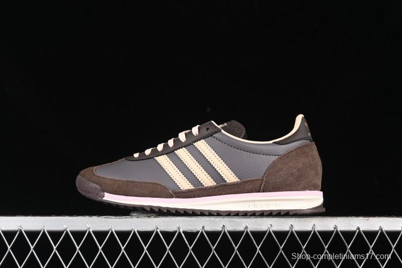 Adidas Originals SL 72 OG Retro Running Shoes with Nylon Upper and Suede Accents - IF1937