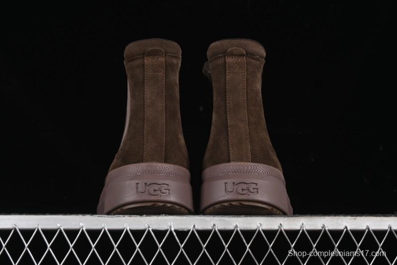 UGG Burleigh Chelsea Winter Boots for Men with Lightweight Anti-Slip Sole and Genuine Wool Leather - 1152050