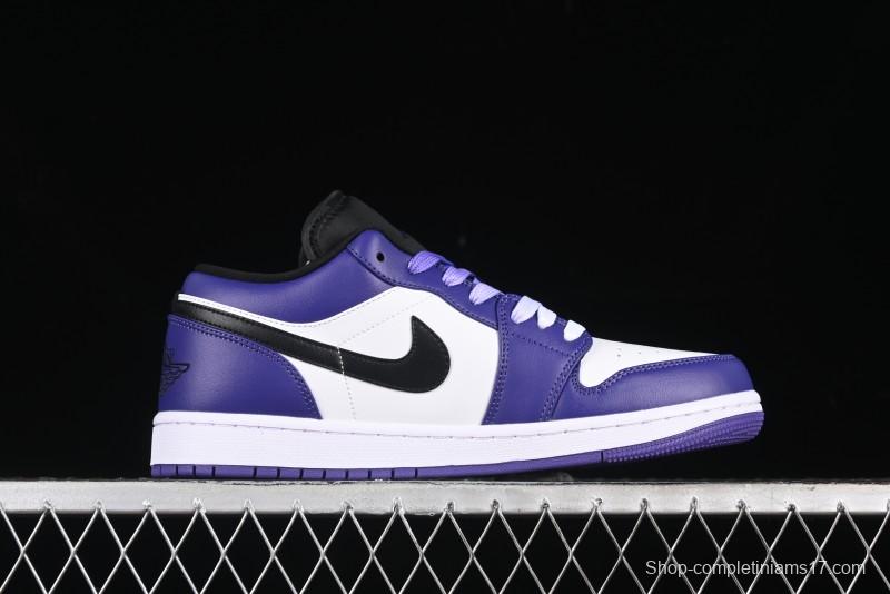 Nike Air Jordan 1 Low AJ1 Grape Purple Low-Top Basketball Shoes - 553558-500