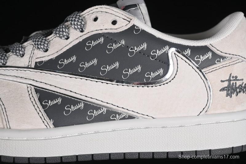 Nike Travis Scott x Fragment Design x Air Jordan 1 Low OG SP AJ1 Retro Sneakers - XZ3398-002