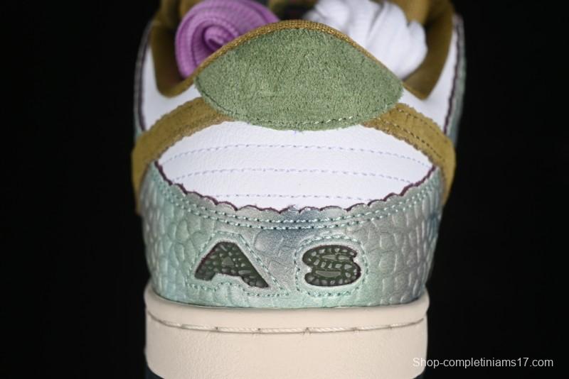 Nike Alexis Sablone x SB Dunk Low Reptile SB Low Top Casual Skate Shoes - HJ3386-300