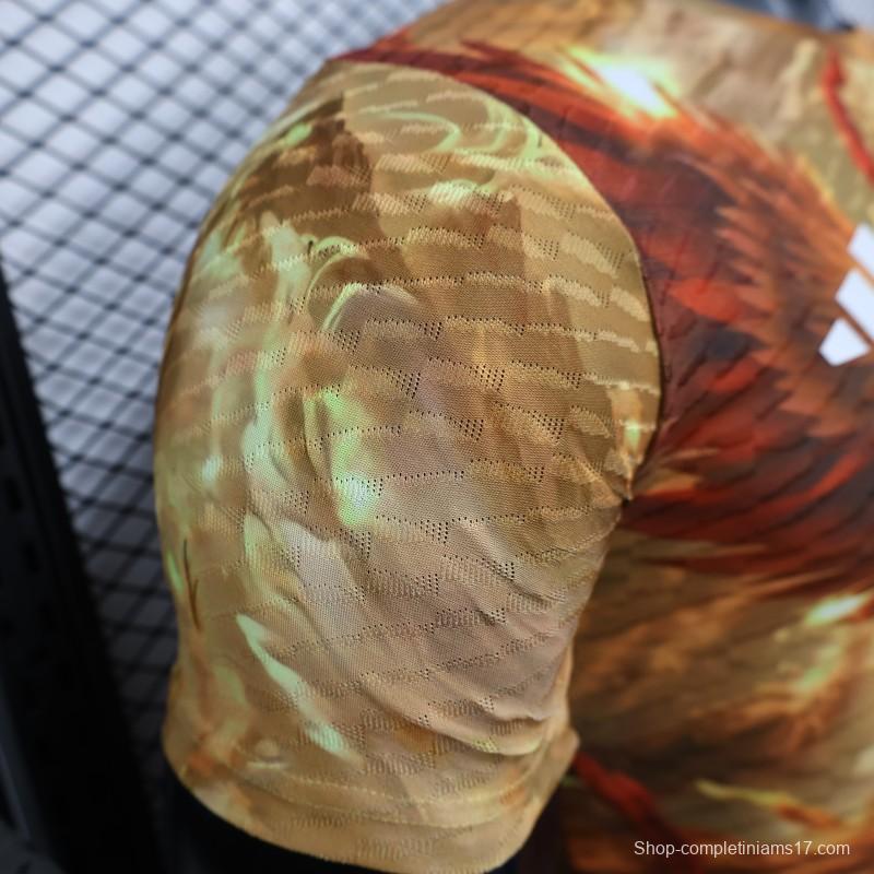 Player Version 25/26 Real Madrid Gold with Phoenix NA ZHA Jersey