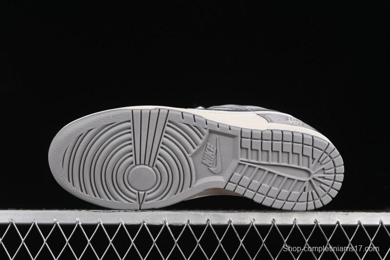 Nike SB Dunk Low UN Series - Diamond Ash Hook Anniversary High-End Custom Low-Top Casual Skate Shoes - DQ1098-518