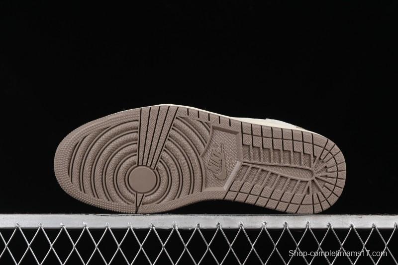 Nike Travis Scott x Fragment Design x Air Jordan 1 Low OG SP AJ1 Retro Sneakers - JH6089-001