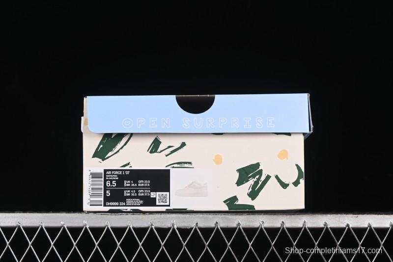 Nike Air Force 1 '07 Low Pink Chanel-Inspired Casual Sneakers - DH9999-334