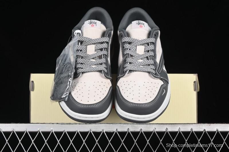 Nike Travis Scott x Fragment Design x Air Jordan 1 Low OG SP AJ1 Retro Sneakers - XZ3398-003