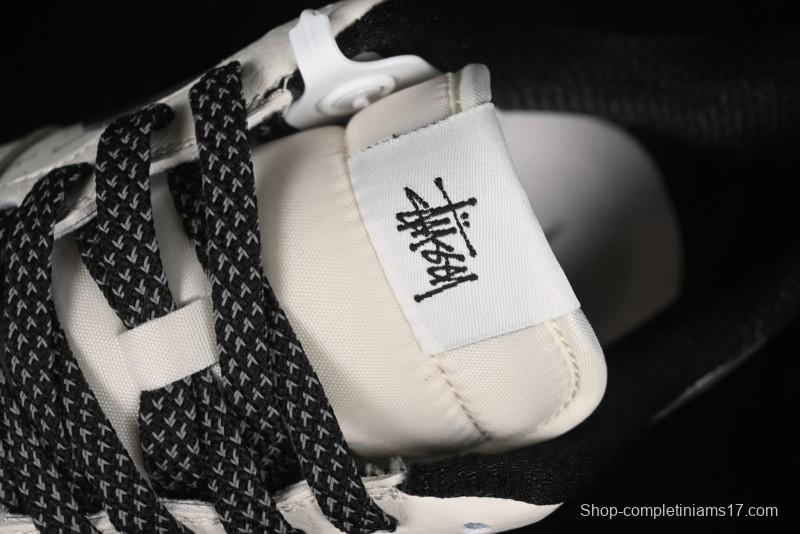 Nike Air Force 1 '07 Low Stussy Collaboration - White Black Low-Top Casual Sneakers - XZ3328-001