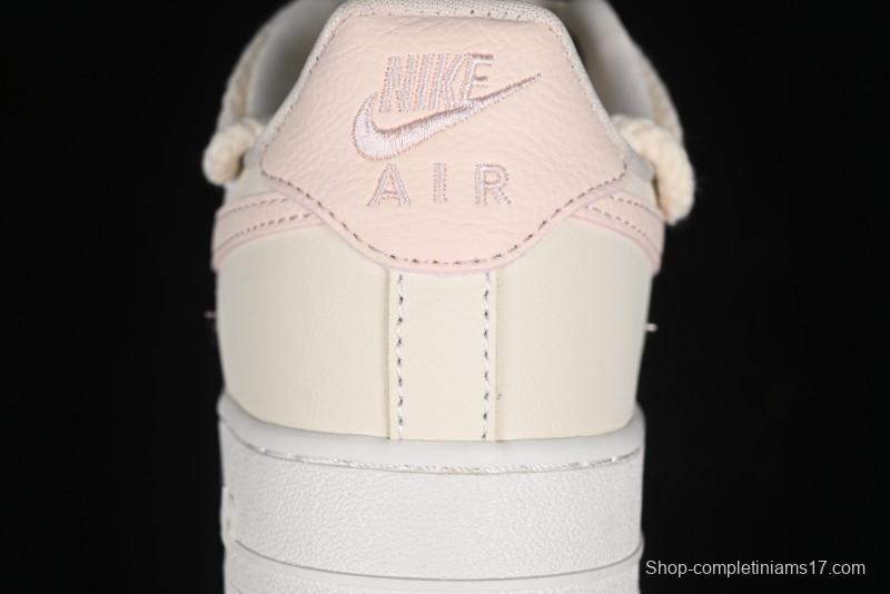 Nike Air Force 1 '07 Low Pink Deconstructed Swoosh Casual Sneakers - FC8110-181
