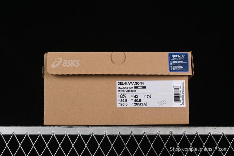 Asics Gel-Kayano 14 Running Shoes with 3D Visible GEL Cushioning and FF BLAST PLUS Midsole - 1202A056-109