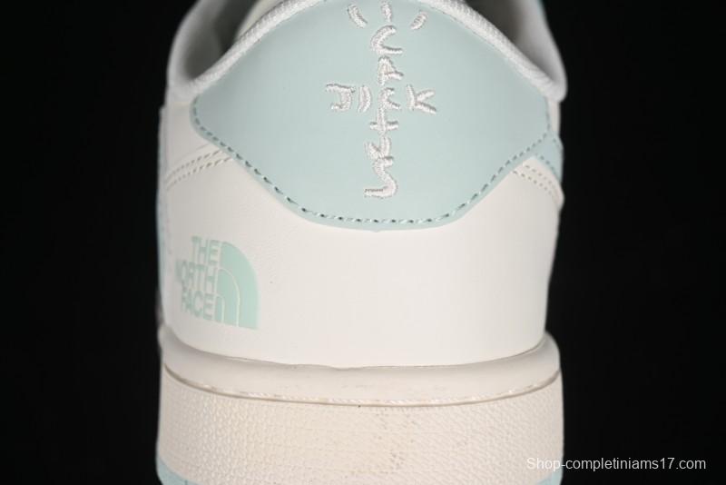 Nike Travis Scott x Fragment Design x Air Jordan 1 Low OG SP AJ1 Supreme North Face Collaboration - XZ5158-001