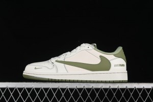 Nike Travis Scott x Fragment Design x Air Jordan 1 Low OG SP AJ1 Sneakers - CH6336-009