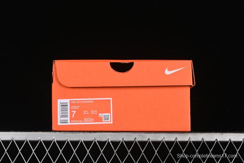 Nike Air Alphazoom Breathable Mesh Lightweight Durable Running Shoes - FD2722-104