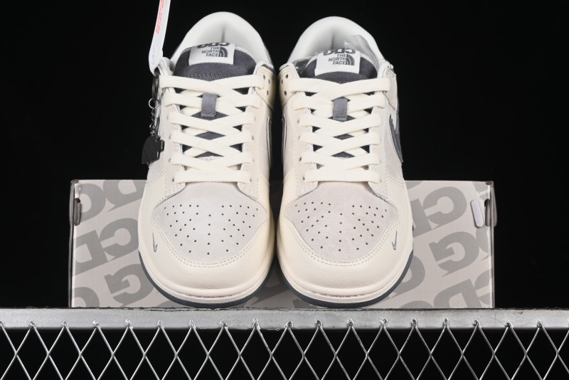 Nike SB Dunk Low The North Face Collaboration - Anniversary High-End Customized Low-Top Casual Skate Shoes - DQ1098-513