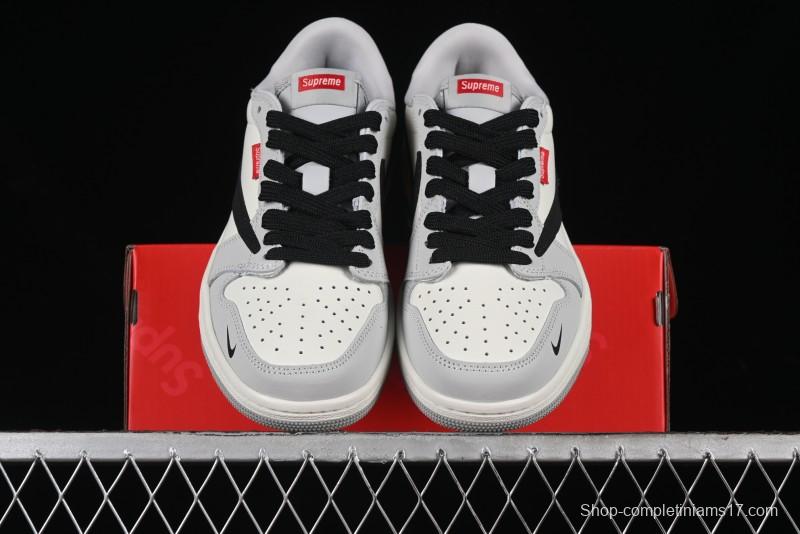 Nike Travis Scott x Fragment Design x Air Jordan 1 Low OG SP AJ1 Supreme Collaboration - JH6089-003