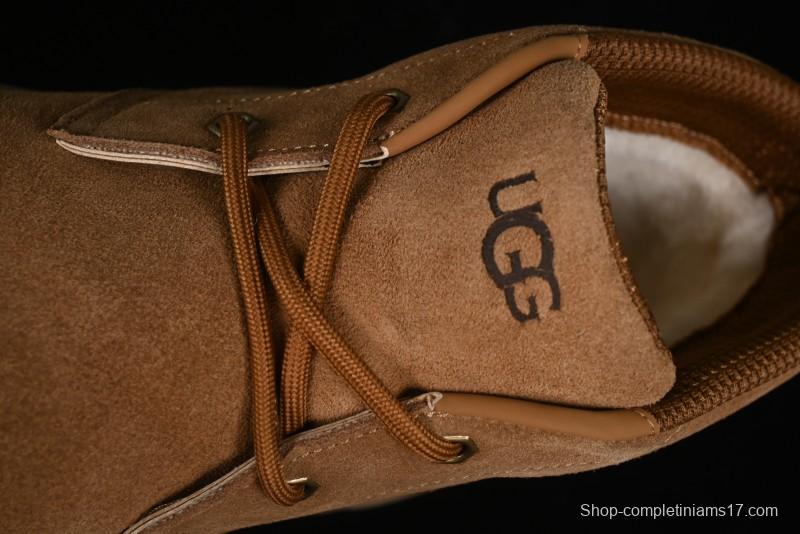 UGG Burleigh Chukka Comfortable Flat Lace-Up Round Toe Fashion Casual Boots - 1151773