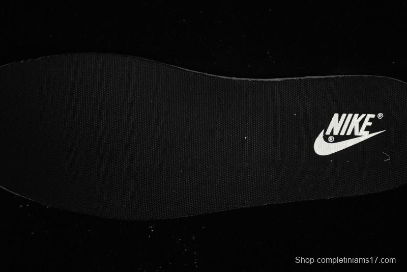 Nike SB Dunk Low Supreme x Stussy Triple Collaboration - Black White Black Swoosh Anniversary Custom Low Top Casual Skate Shoes - SJ2068-300