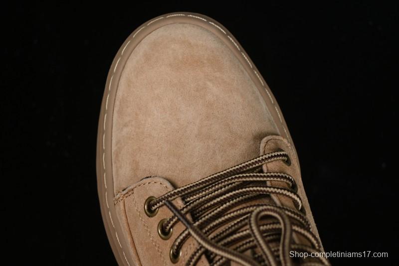 Timberland Outdoor Mid-Top Casual Martin Boots with Premium Suede Leather - TB10072SAND