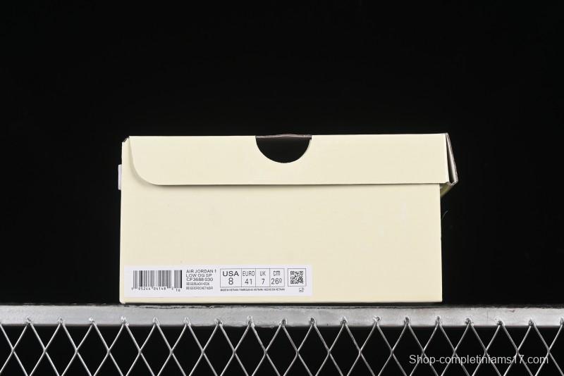 Nike Travis Scott x Fragment Design x Air Jordan 1 Low OG SP AJ1 Low Top Casual Sneakers - CF3688-030