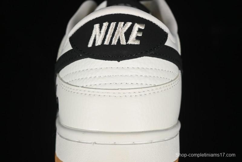 Nike SB Dunk Low Black 8 Collaboration - Beige Grey Black Gum Anniversary Custom Low-Top Casual Skate Shoes - CH6336-227