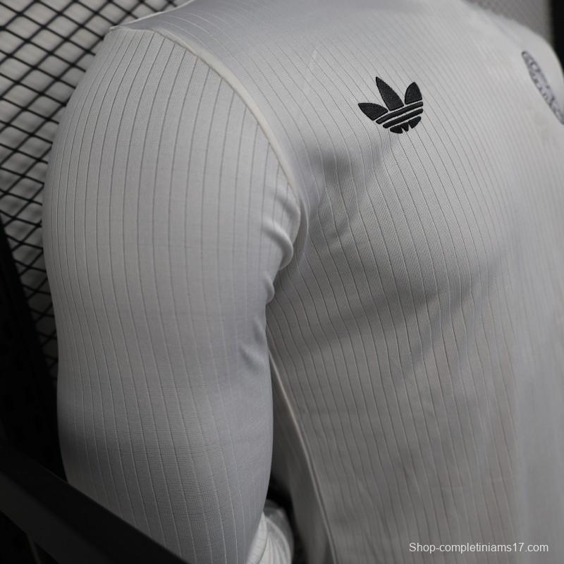 Player Version 2025 Germany Home Long Sleeve 125Th Anniversary Jersey