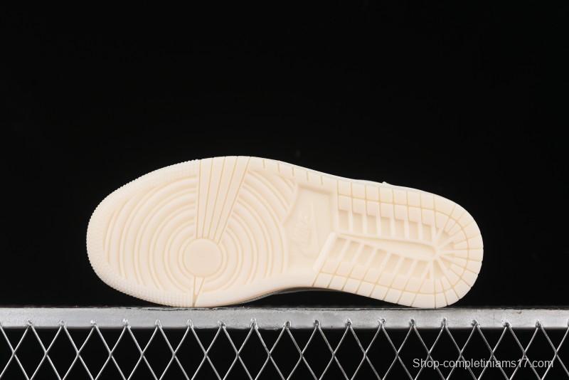 Nike Travis Scott x Fragment Design x Air Jordan 1 Low OG SP AJ1 Burberry Collaboration - BB6588-313