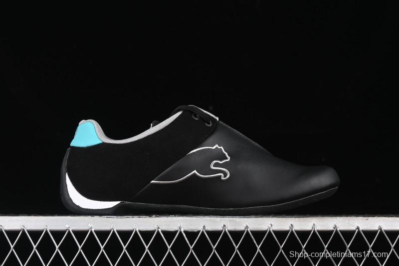 Puma Sparco Future Round Toe Lace-Up Low-Top Lifestyle Casual Shoes in Leather and Fabric - 308155-01