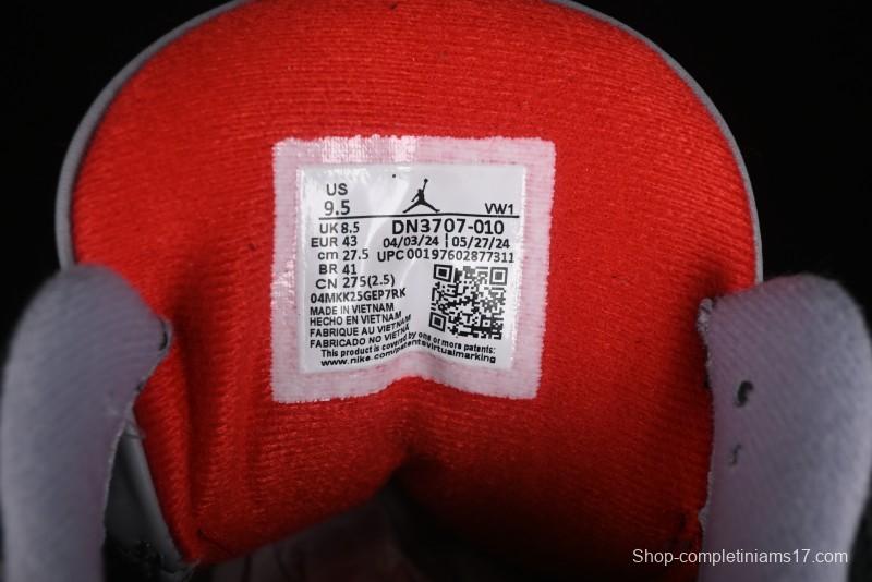 Nike Air Jordan 3 Retro Black Cement Sneakers with Visible Air Cushion - DN3707-010