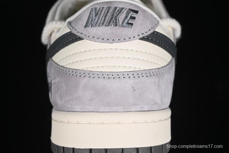 Nike SB Dunk Low Stussy Anniversary Custom Low-Top Casual Skate Shoes - SJ2068-295