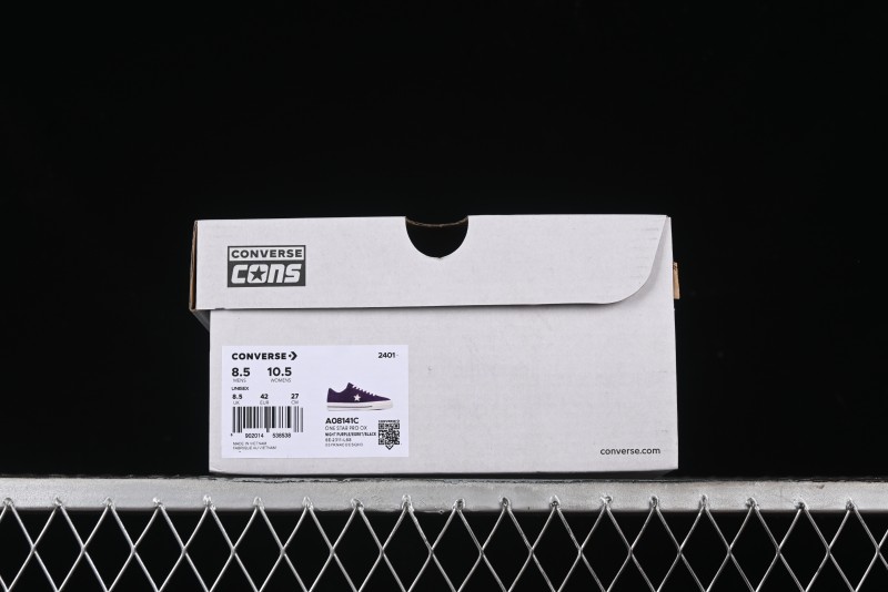 Converse One Star Pro Retro Skateboard Shoes in Purple - A08141C