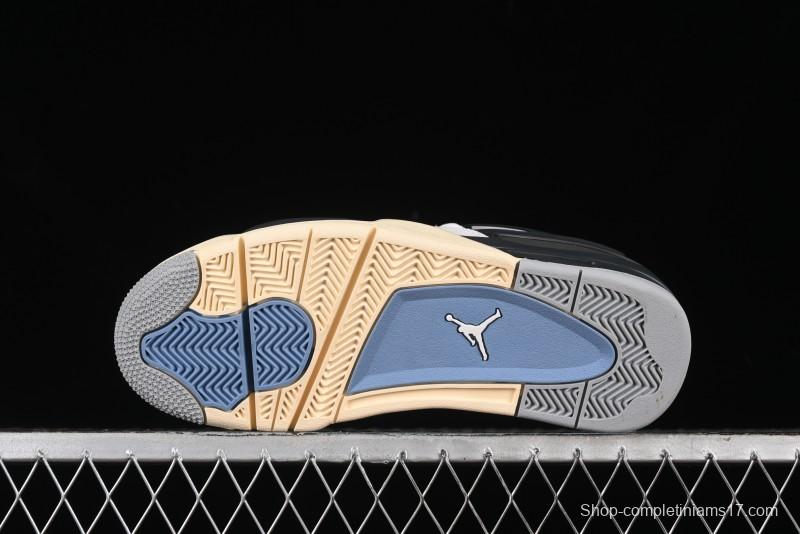 Nike Air Jordan 4 Remastered Sneakers in Black Grey - FQ7938-002