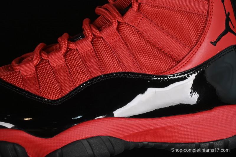Nike Air Jordan 11 Retro High Top Basketball Shoes in Black/Red - CT8012-600