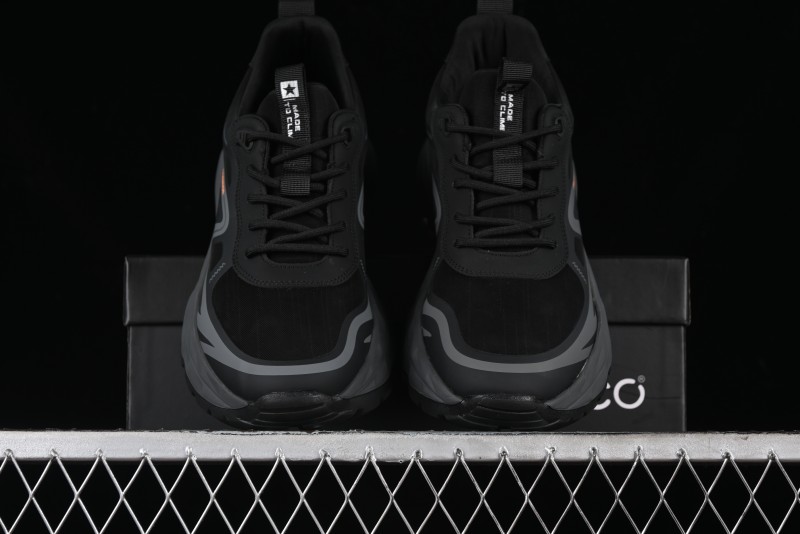 ECCO Drive Series Versatile Durable Running Shoes with Thick Sole Heightening Dad Shoes - 63193301001