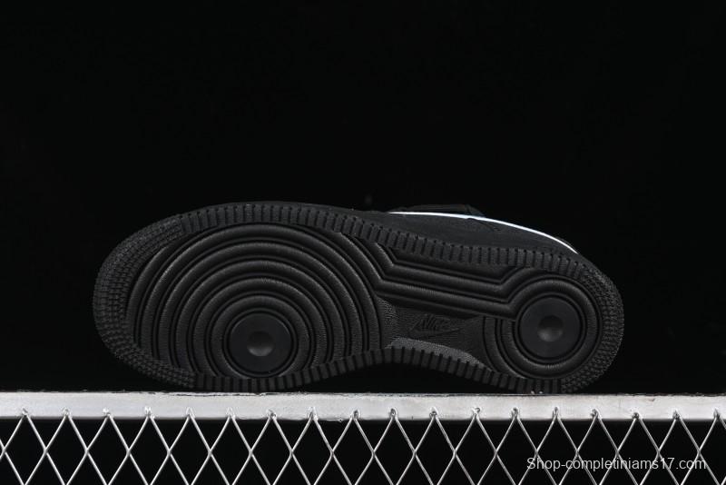 Nike Air Force 1 '07 Low Cleanfit Custom Official Bestseller Black Blue Starry Sky Full Diamond Casual Sneakers - ZH0316-042