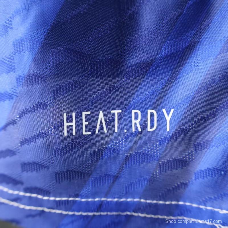 Player Version 25/26 Real Madrid Limited Edition Blue Orange Abstract Pattern Jersey