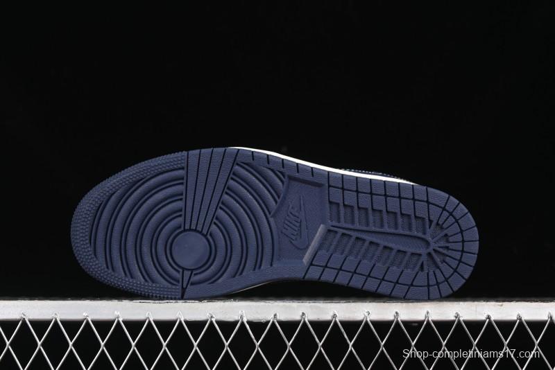 Nike Travis Scott x Fragment Design x Air Jordan 1 Low OG SP AJ1 Retro Sneakers with Stone Pattern - CF3688-029