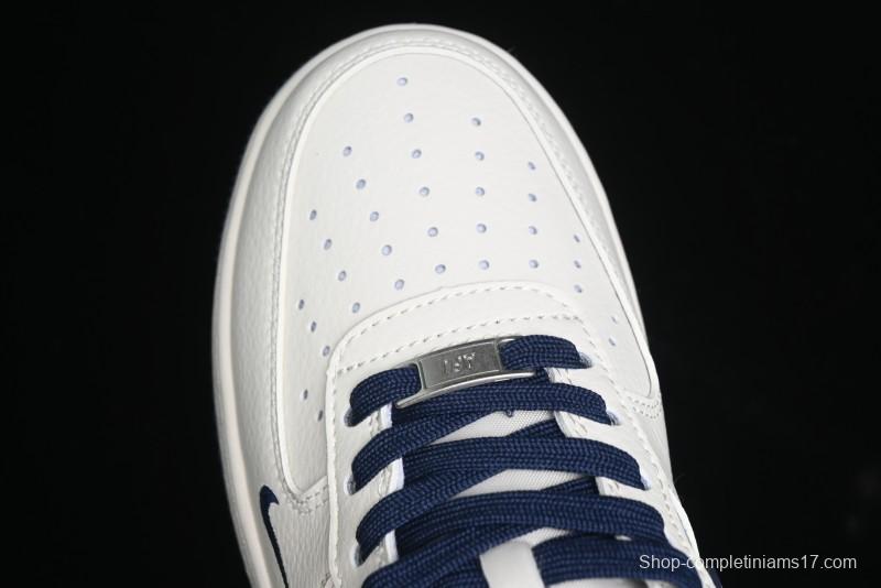 Nike Air Force 1 '07 Low Supreme Collaboration - Light Blue Shadow Swoosh Casual Sneakers - XZ6188-989