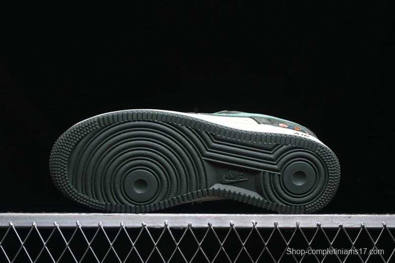 Nike Air Force 1 '07 Low Gucci Collaboration Jade Green Flywire Low-Top Casual Sneakers - KK1988-026