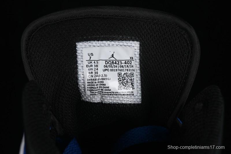 Nike Air Jordan 1 Mid AJ1 Basketball Shoes White Blue - DQ8423-402