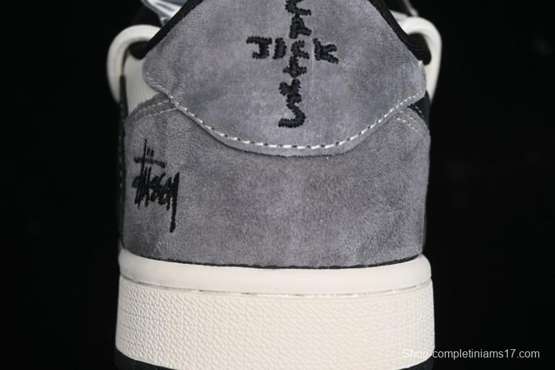 Nike Air Jordan 1 Low OG SP Travis Scott x Fragment Design Collaboration Sneakers - SJ0086-141
