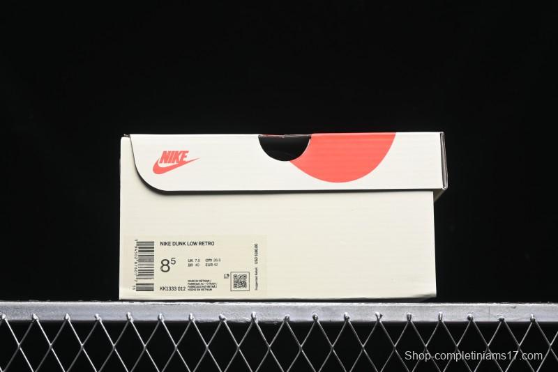 Nike SB Dunk Low Stussy Collaboration - Dark Brown White Swoosh Anniversary Custom Low-Top Casual Sneakers - KK1333-012