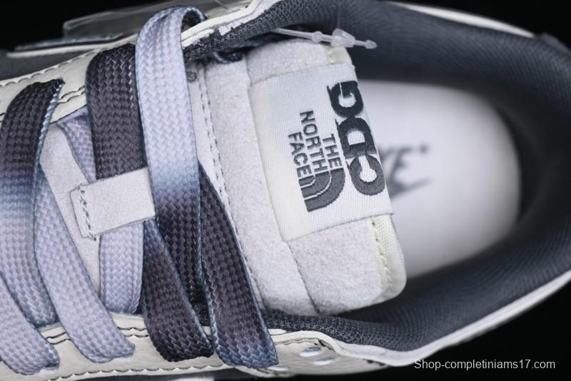Nike SB Dunk Low The North Face Collaboration - Grey White Anniversary High-End Custom Low-Top Casual Skate Shoes - XX3186-202