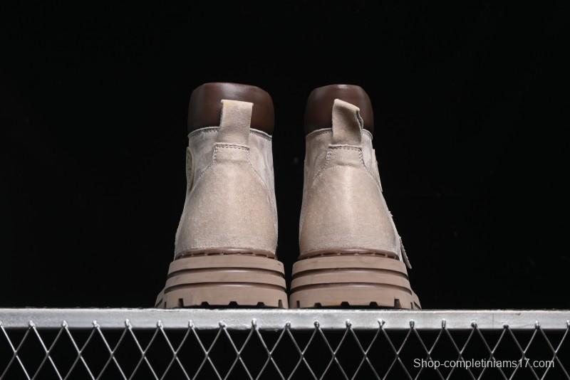 Timberland Classic High Top Outdoor Casual Boots with Premium Suede Leather - A18066TSAND