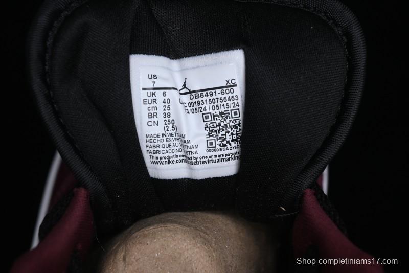 Nike Air Jordan 1 Low AJ1 Black Wine Red Metallic Wings DB6491-600